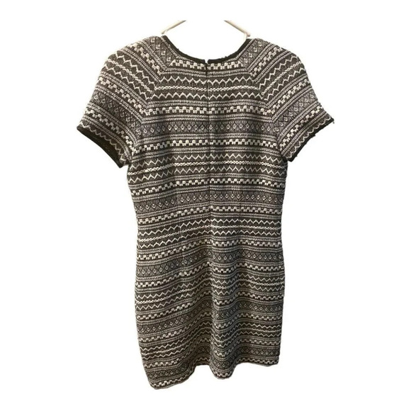 Rebecca Taylor Tweed dress with leather and zipper - Picture 6 of 7